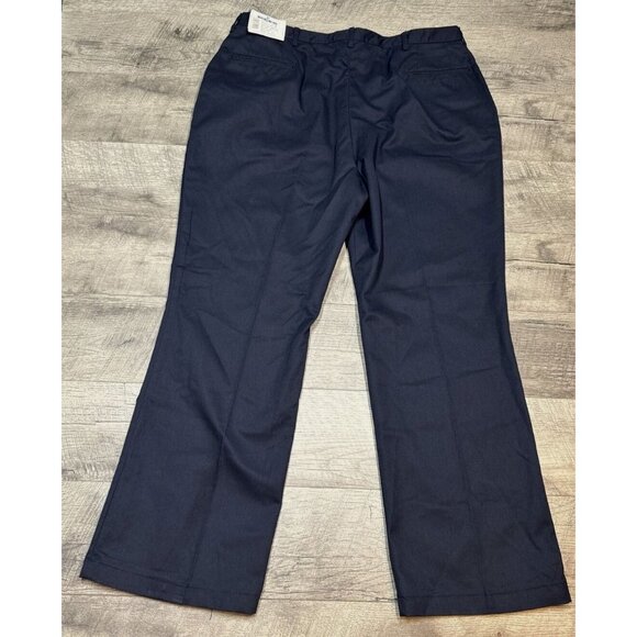 VTG Seafarer‎ Trouser Pants Mens 38x29 Navy Blue Military TALON Zip NWT - Picture 2 of 10